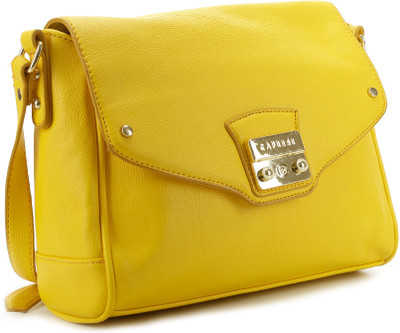 

Caprese Women Casual Yellow Sling Bag