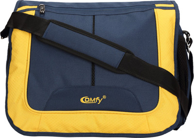 

Comfy Men Casual Blue, Yellow Nylon Messenger Bag