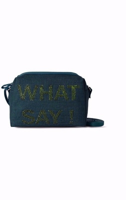 

Baggit Women Casual Blue Nylon Sling Bag