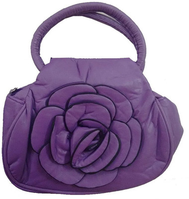 

Sheomy Women Casual Purple Leatherette Sling Bag
