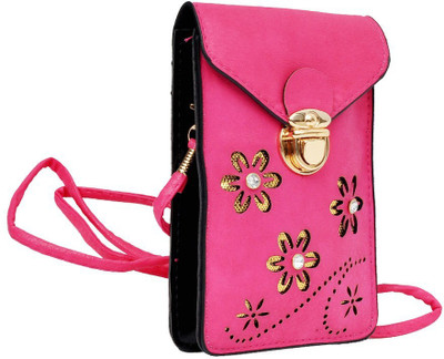 

Hawai Women Casual Pink PU Sling Bag