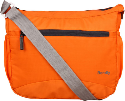 

Bendly Men & Women Casual Orange Polyester Sling Bag