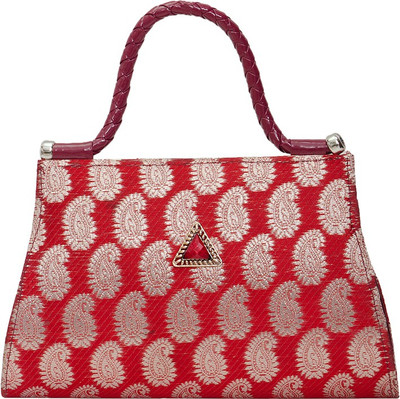 

Vermello Girls Casual Maroon Rexine Sling Bag