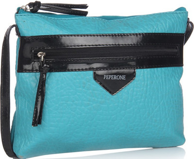 

Peperone Women Casual Blue PU Sling Bag