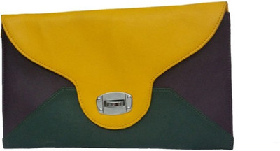 Berries Women Casual Yellow PU Sling Bag