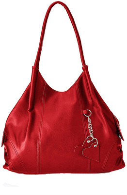 

Creative India Exports Women Casual Red PU Shoulder Bag