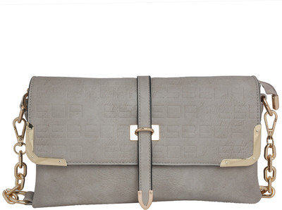 

Esbeda Girls Evening/Party Grey PU Sling Bag