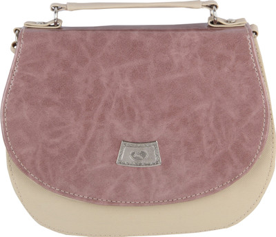 

Felicita Girls Casual Beige PU Sling Bag