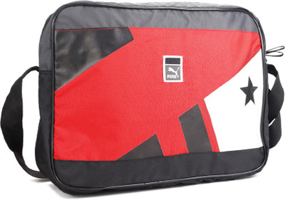 

Puma Men Casual White, Black, Red Sling Bag, Black;red;white