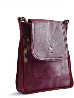 

Ochre Girls Casual Pink Leatherette Sling Bag
