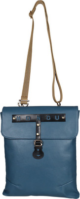 

Tryfeet Women Casual Blue PU Sling Bag