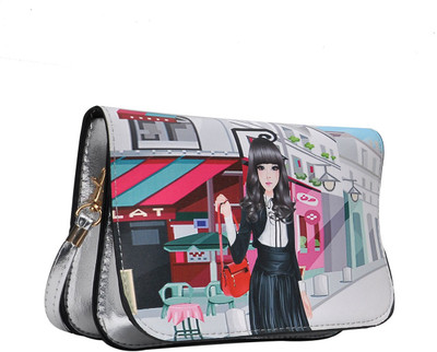 

Hawai Girls Casual Multicolor PU Sling Bag