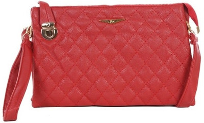 

Lino Perros Women Casual Red PU Sling Bag