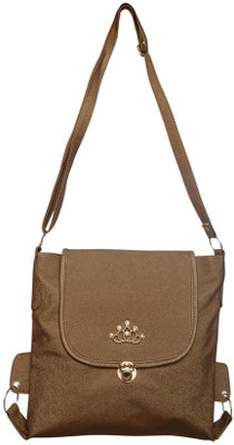 

MOOI-ZAK Women Casual Brown PU Sling Bag