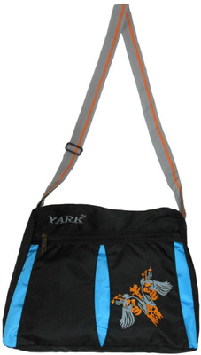 

Yark Girls Casual Black Polyester Sling Bag