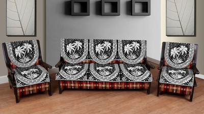 

Creative Homes Polycotton Sofa Cover(Black Pack of 6)