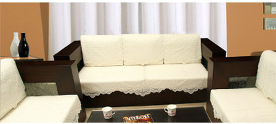 

Unique Collections Polycotton Sofa Cover(Beige Pack of 6)