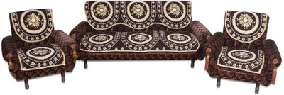 

Furnishing Zone Jacquard Sofa Cover(Brown Pack of 6)