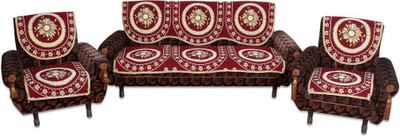 

Furnishing Zone Jacquard Sofa Cover(Red Pack of 6)