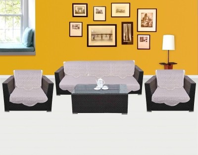 

Unique Collections Polycotton Sofa Cover(White Pack of 6)