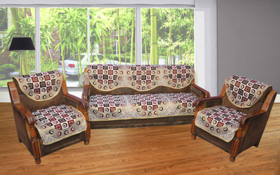 

Jars Collections Cotton Sofa Cover(Multicolor Pack of 6)