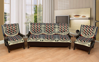 Countingbeds Polycotton Sofa Cover(Multicolor Pack of 6)