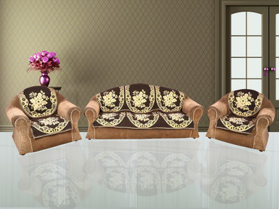 

The Intellect Bazaar Velvet Sofa Cover(Black Pack of 6)