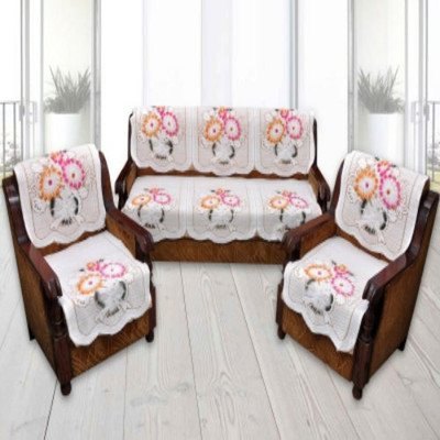 

Creative Homes Polycotton Sofa Cover(White Pack of 6)