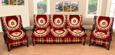 

Countingbeds Velvet Sofa Cover(Multicolor Pack of 6)