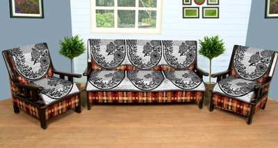

Countingbeds Polycotton Sofa Cover(Black Pack of 6)