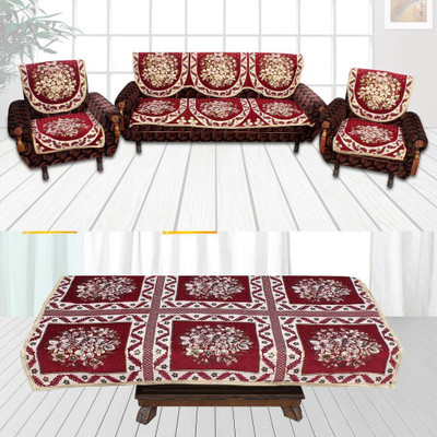 

Furnishing Zone Velvet Sofa Cover(Maroon Pack of 7)