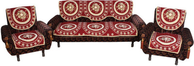 

Furnishing Zone Jacquard Sofa Cover(Red Pack of 6)