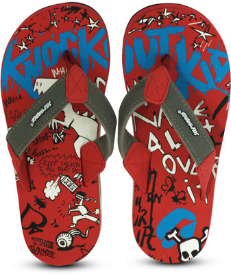 

Sole Threads Boys & Girls Slipper Flip Flop(Red
