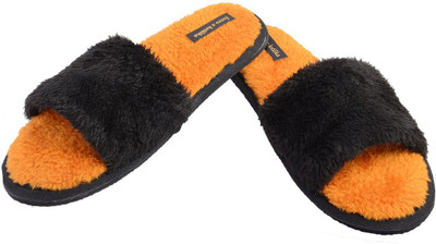 

Futro z krolika Slippers, Gold bl