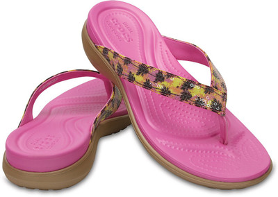 

Crocs Flip Flops, Gold