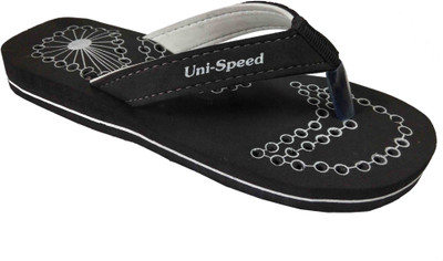 

Unispeed Super Soft + Foot Relief Slippers, Black