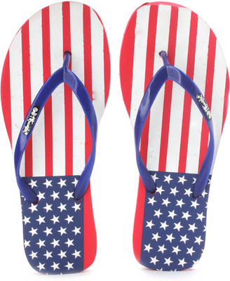 

Sole Threads USA Women Flip Flops, Red;blue