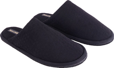

futro z królika Slippers, Black