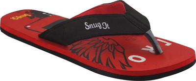 

SnugIt Flip Flops, Black red