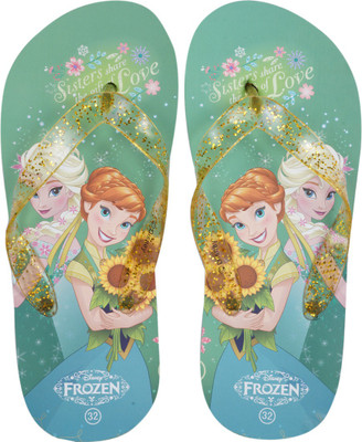 

Vestire Girls Slipper Flip Flop(Green