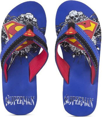 

Superman SUPERMAN YELLOW SHIELD Flip Flops, Blue