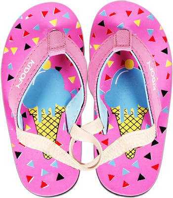 

kidofy Girls Slipper Flip Flop(Pink