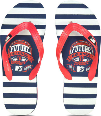 

MTV Flip Flops, Navy blue:red