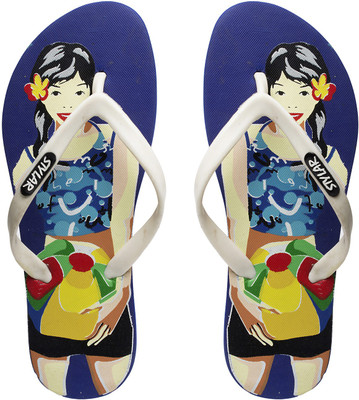 

Stylar Flip Flops, Blue