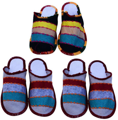 Shilipi Perokars Slippers, Multicolor