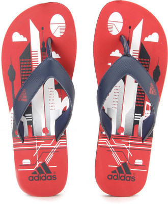 

ADIDAS BEACH PRINT 1.0 Flip Flops, Powred/white/conavy