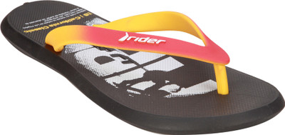 

Rider Flip Flops, Black-yellow-white