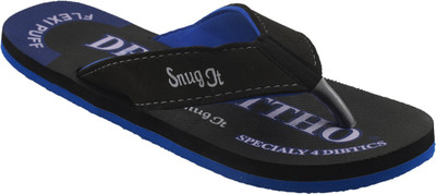 

SnugIt Flip Flops, Blue black