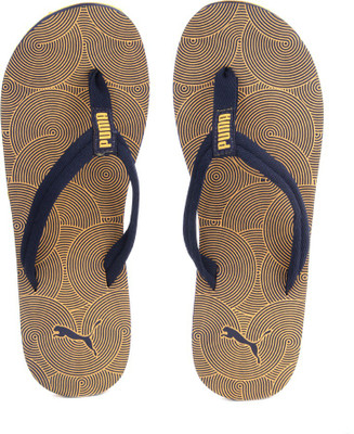 

Puma Epic Flip v2 Graphic Mens DP Slippers, Gold fusion-peacoat