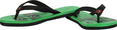 

Red Tiger Flip Flops, Lovely black::luxurious green